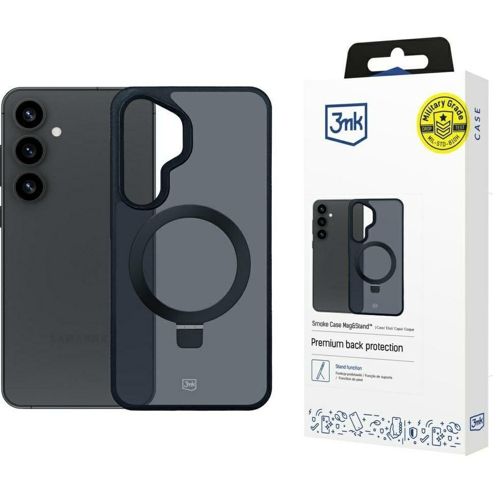 3mk Smoke Case Mag&Stand pro Samsung Galaxy S25+ (5903108625364)
