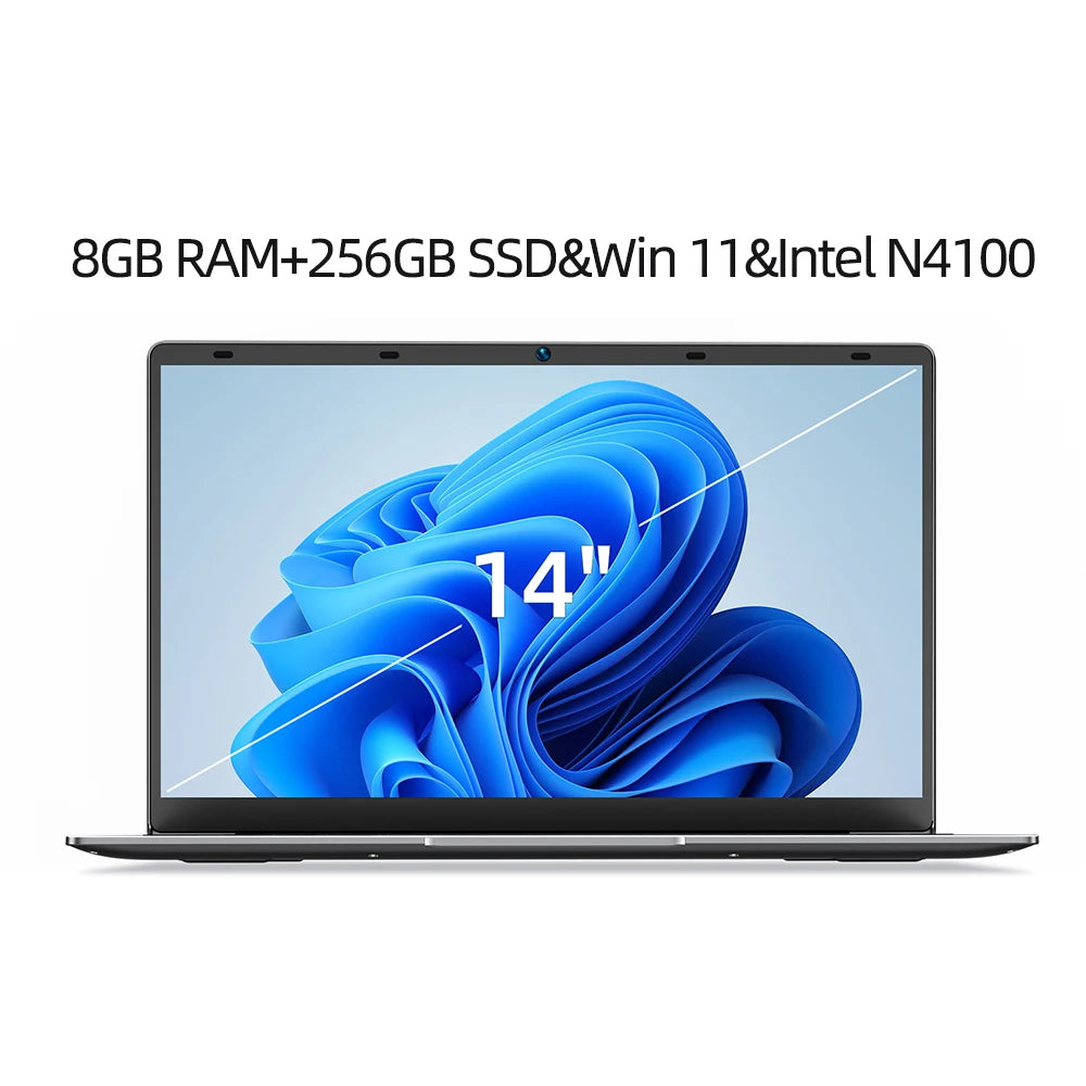 Bmax S14 Pro Intel N5000 8Gb Ram 256Gb Ssd Cpu 1920*1080 14 Inch Laptop Windows 11 Dual Notebook Wifi USB Laptop Pc