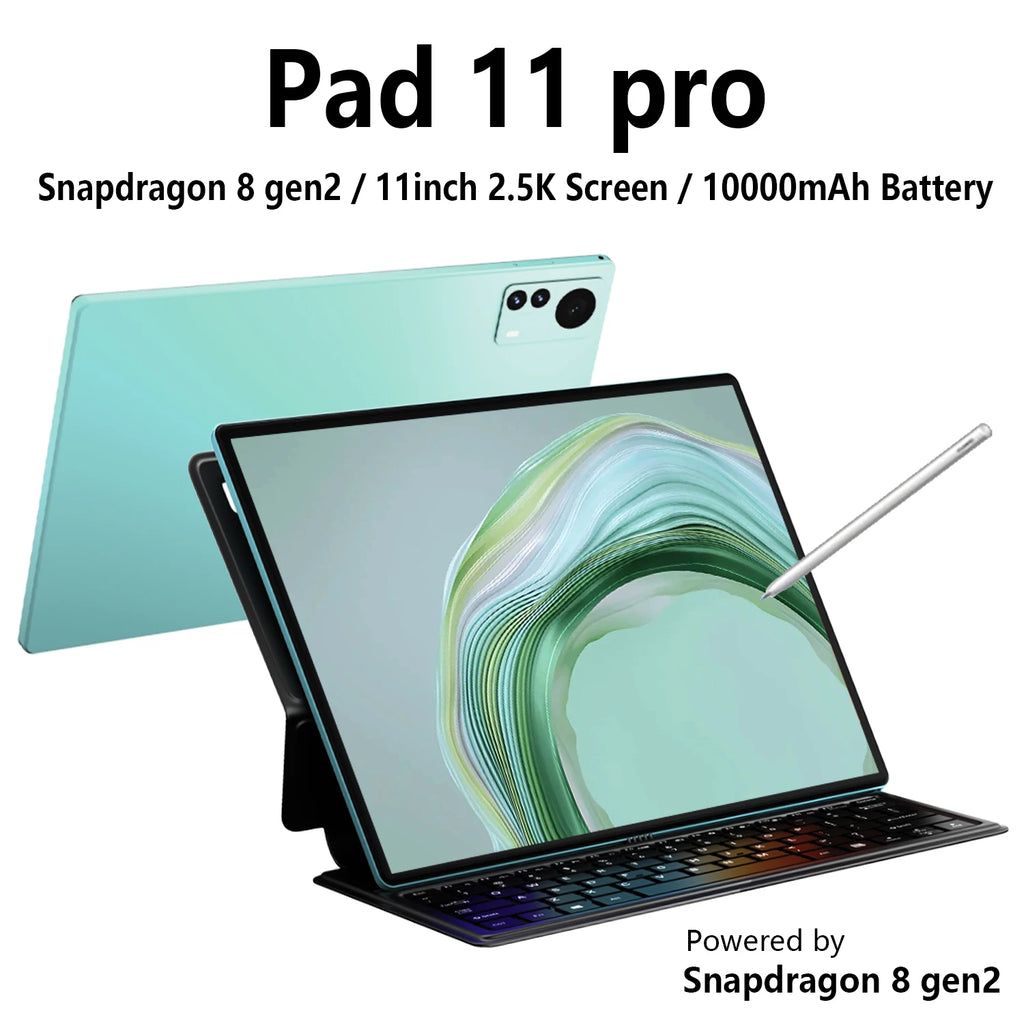 Brand New Tablet 11.0 inch 2.5K Tablet  Android 13 Snapdragon 8gen2 Global 16GB+1024GB 10000mah 5G Dual SIM WIFI HD Full Screen