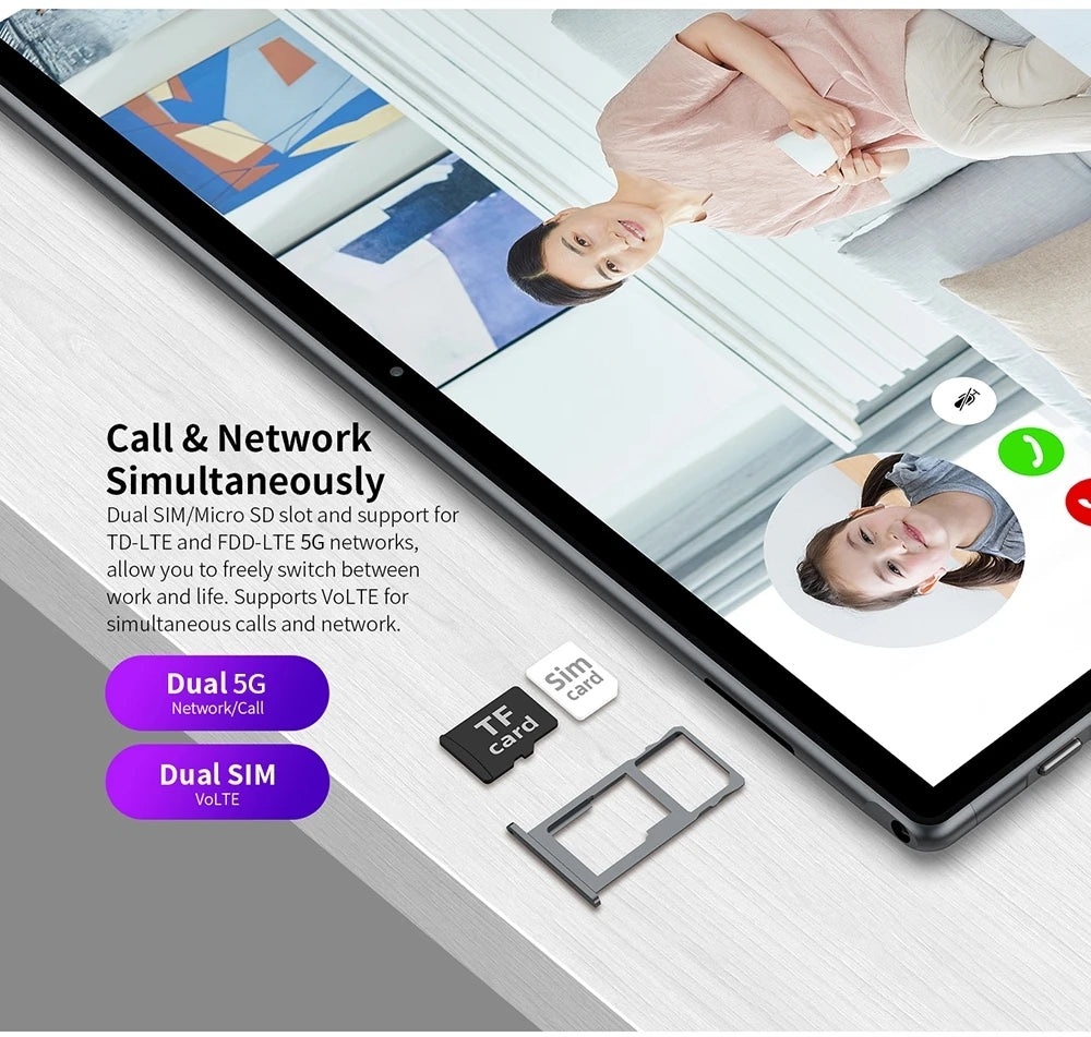 Brand New Tablet 11.0 inch 2.5K Tablet  Android 13 Snapdragon 8gen2 Global 16GB+1024GB 10000mah 5G Dual SIM WIFI HD Full Screen
