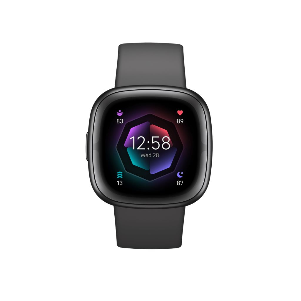 Fitbit sense 2 aktivitásmérő Shadow Grey/Graphite Aluminum (FB521BKGB) (FB521BKGB)
